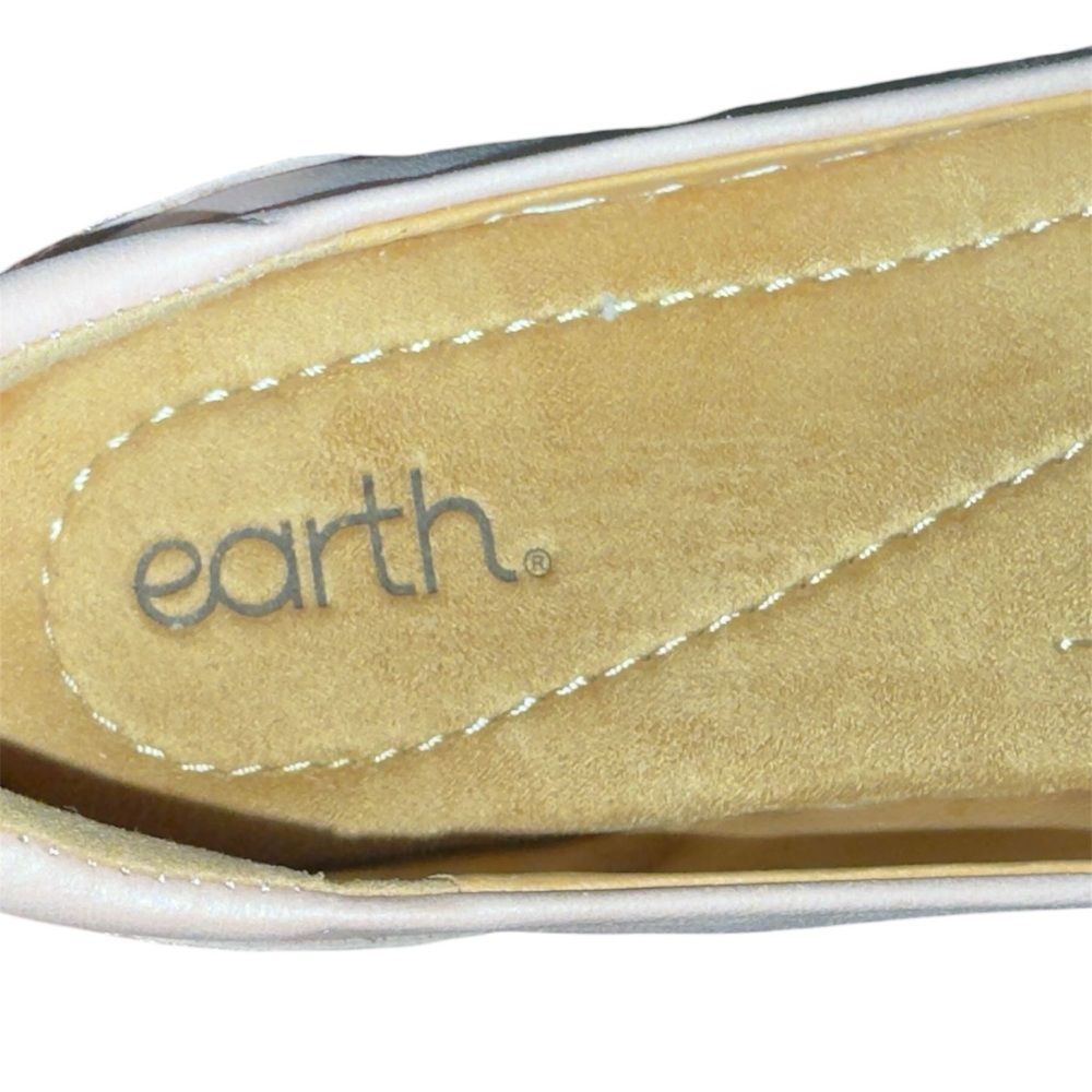 Earth Blush Pink Leather Ballet Flats Women’s 8.5 Comfort Shoes - Picture 4 of 7